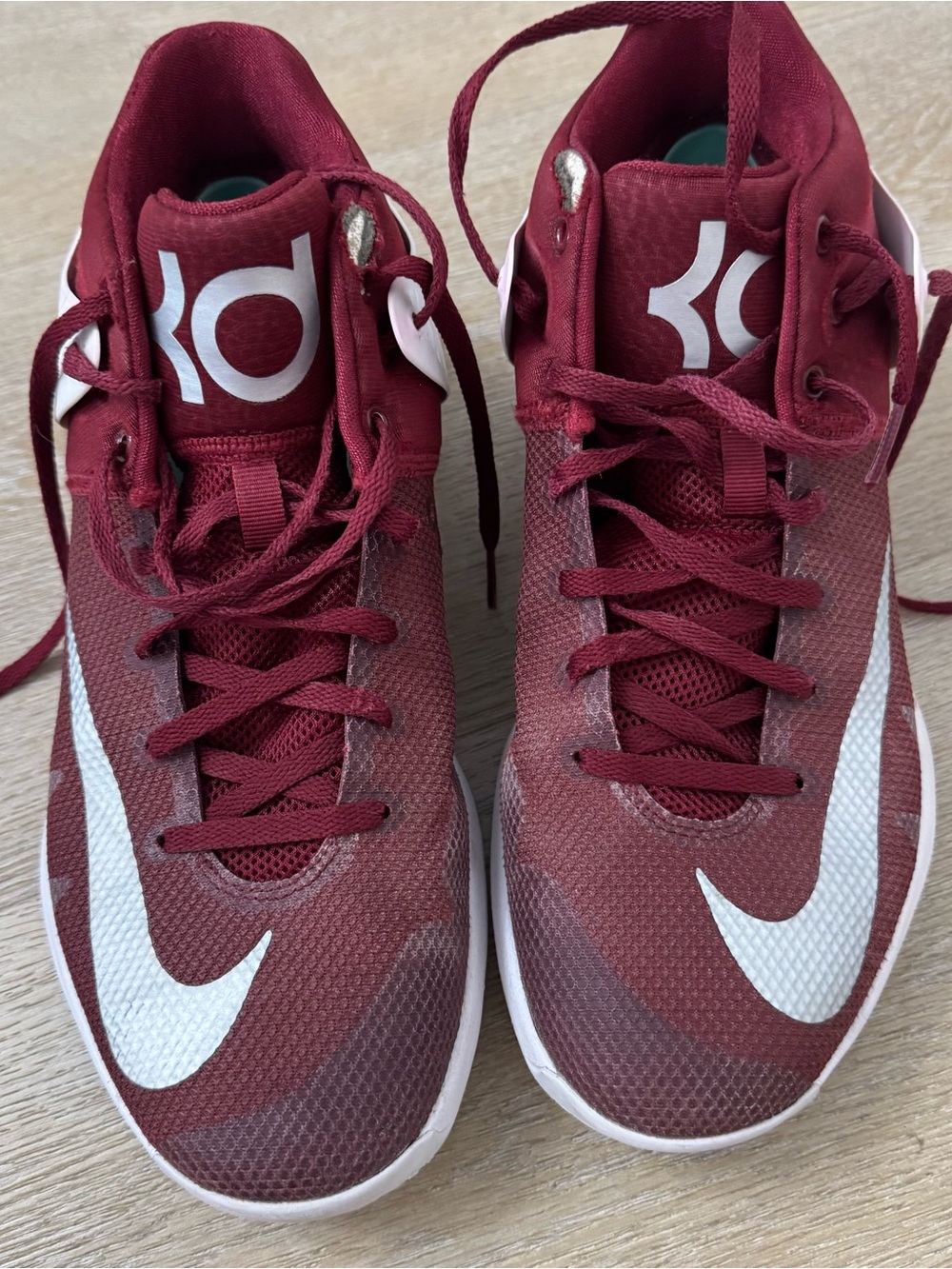 Nike KD Basketball Shoes in Burgundy